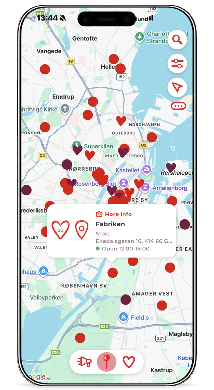 Thrift Club app on iPhone